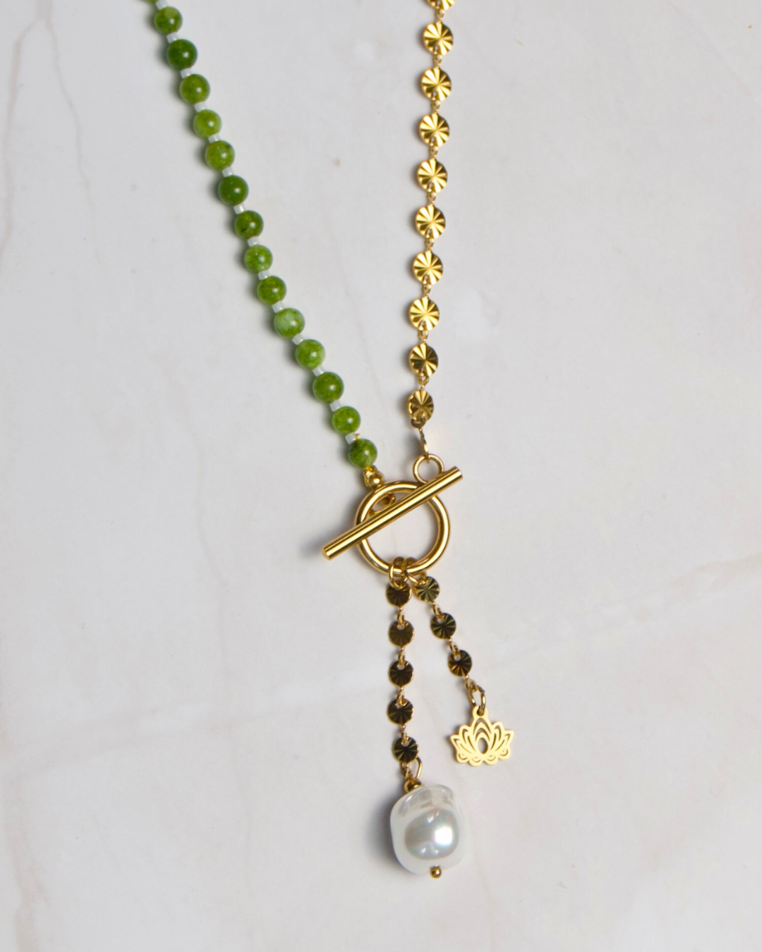 Balance in Style – 50/50 Ketting - Peridot