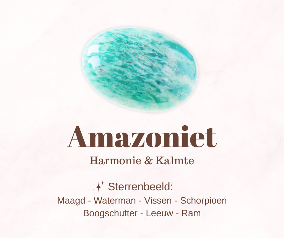 Edelsteen - Amazoniet - Harmonie