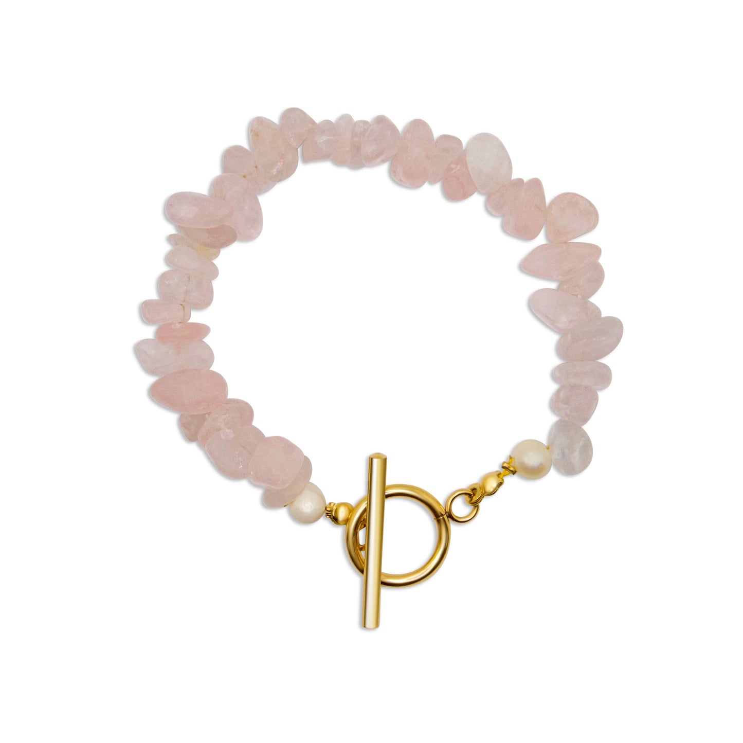Edelsteen armband - Rozenkwarts