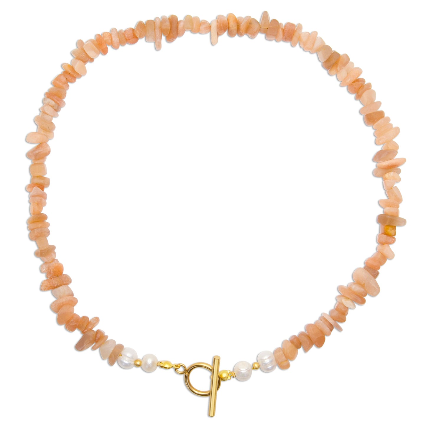 Edelsteen ketting - Zonnesteen