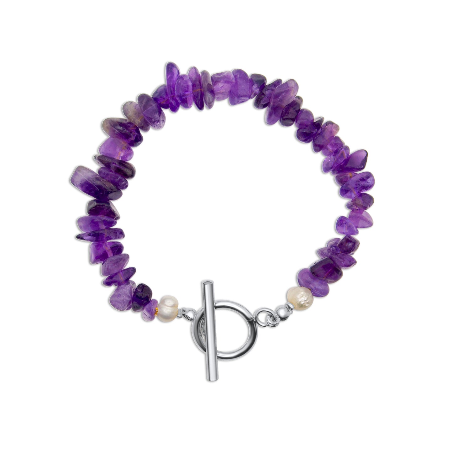 Edelsteen armband - Amethist