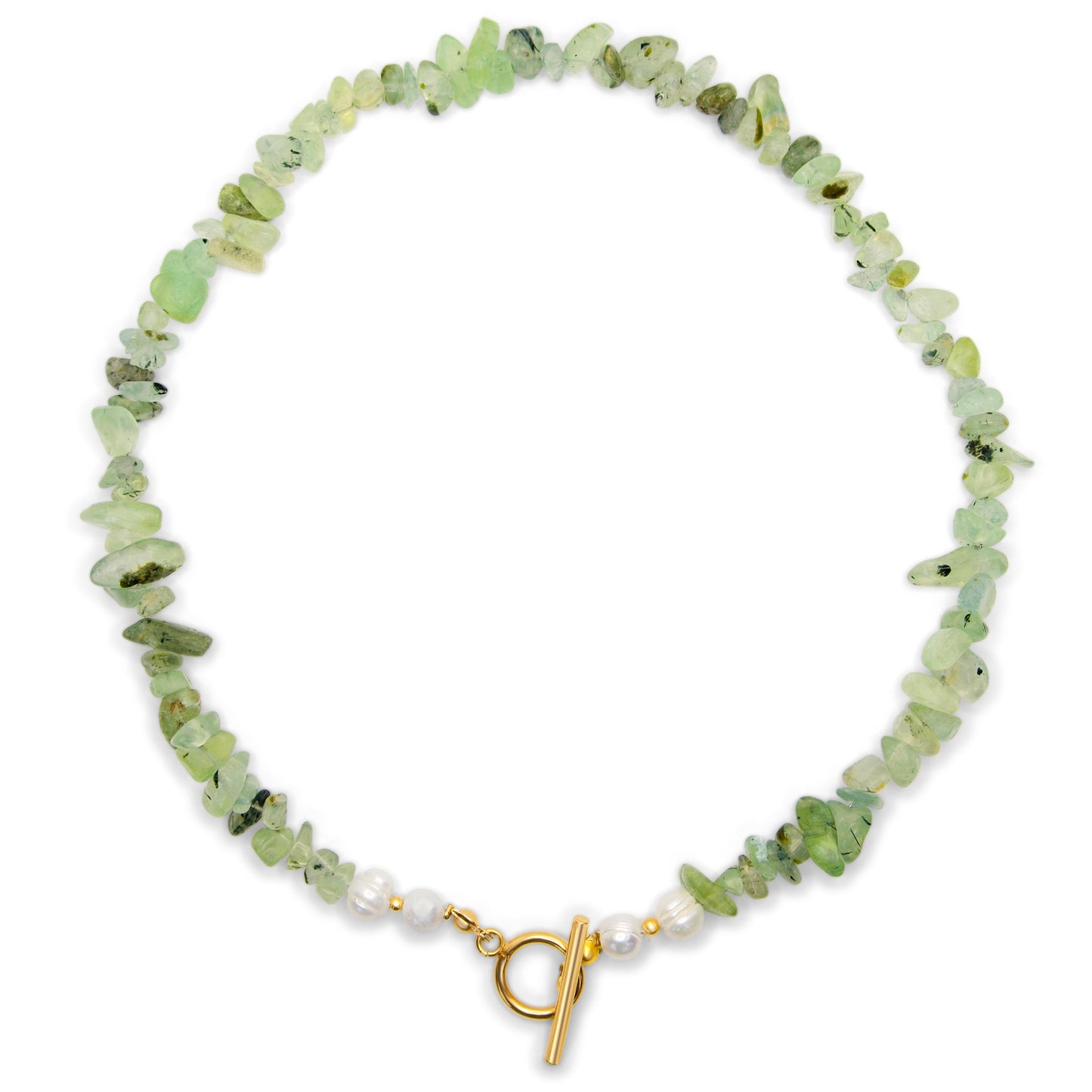 Edelsteen ketting - Prehniet