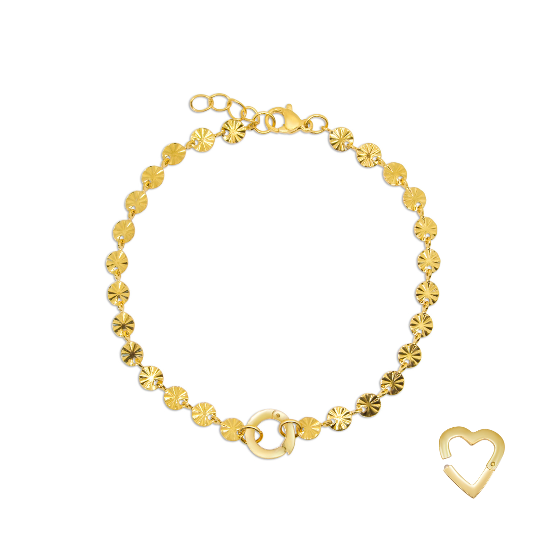 Geboortesteen bloem - Armband - Zon