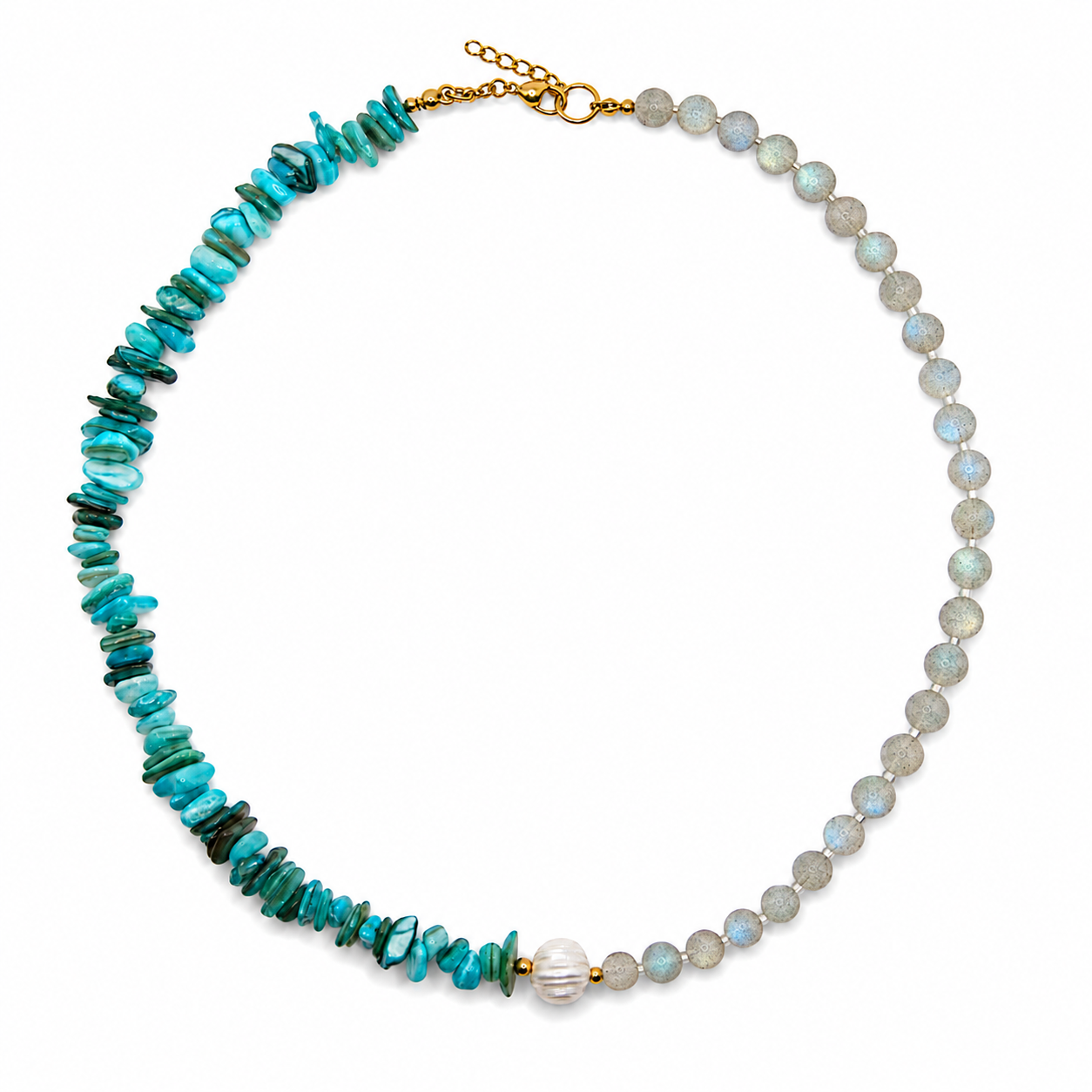 50/50 Ketting – Labradoriet