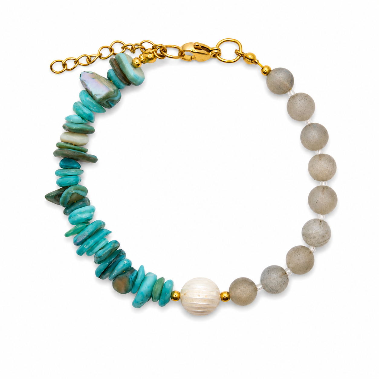 50/50 Armband – Labradoriet