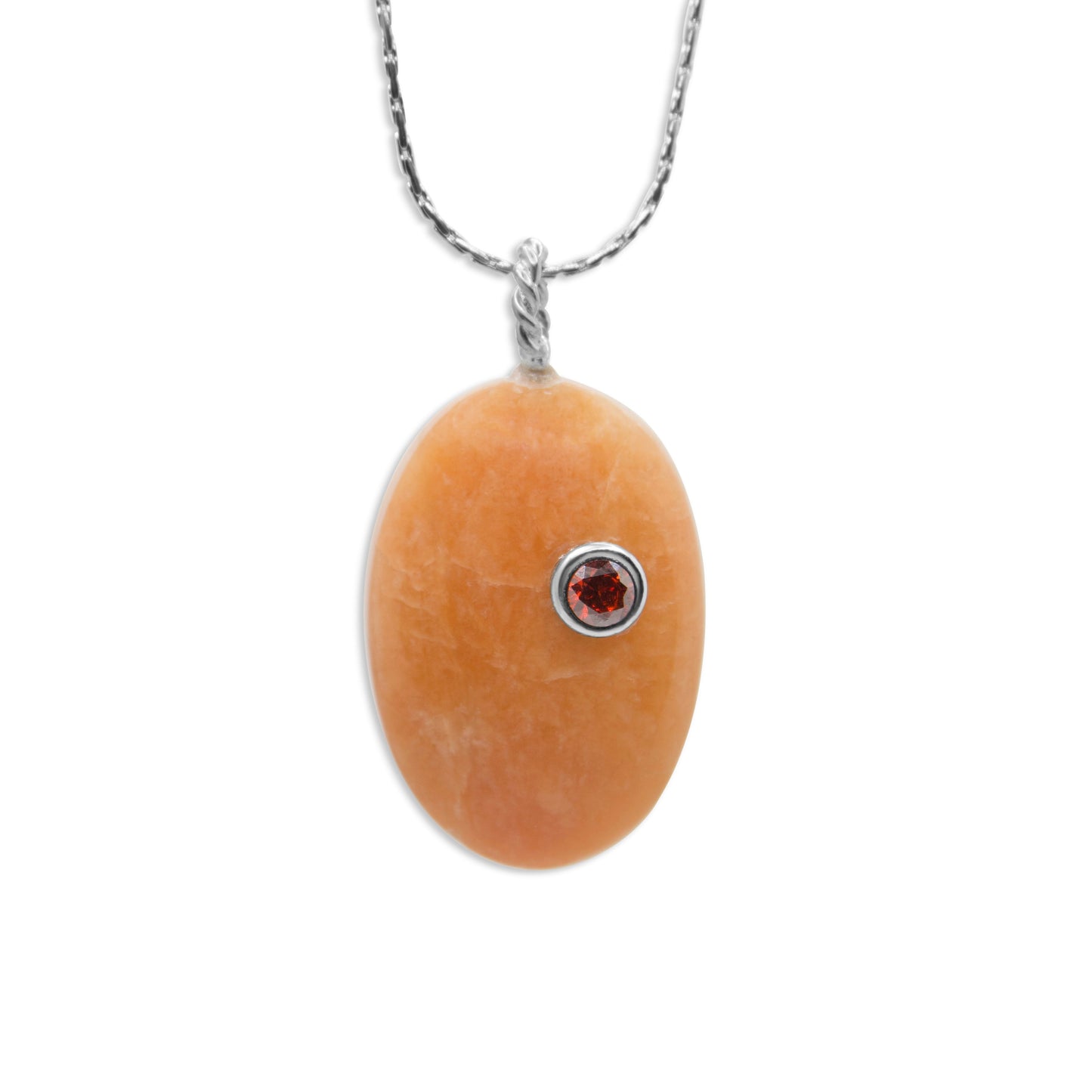 Edelsteen hanger - Sunstone