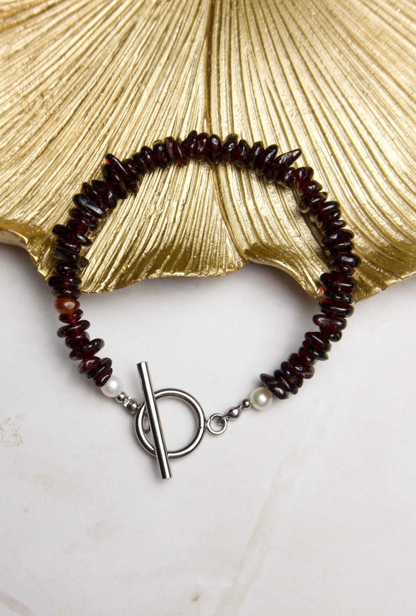 Edelsteen armband - Granaat - Innerlijke kracht