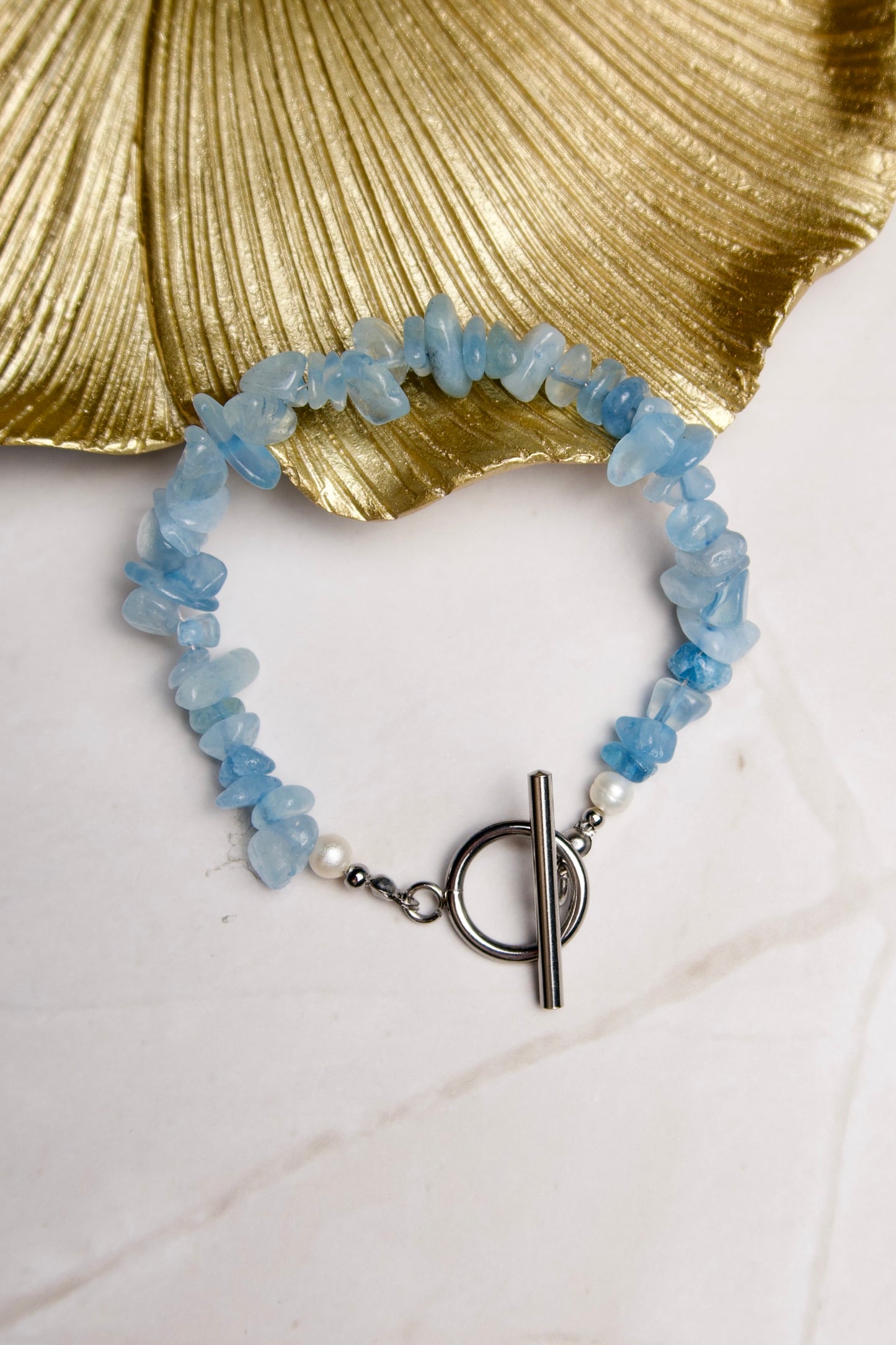 Edelsteen armband - Aquamarijn - Verhelderend