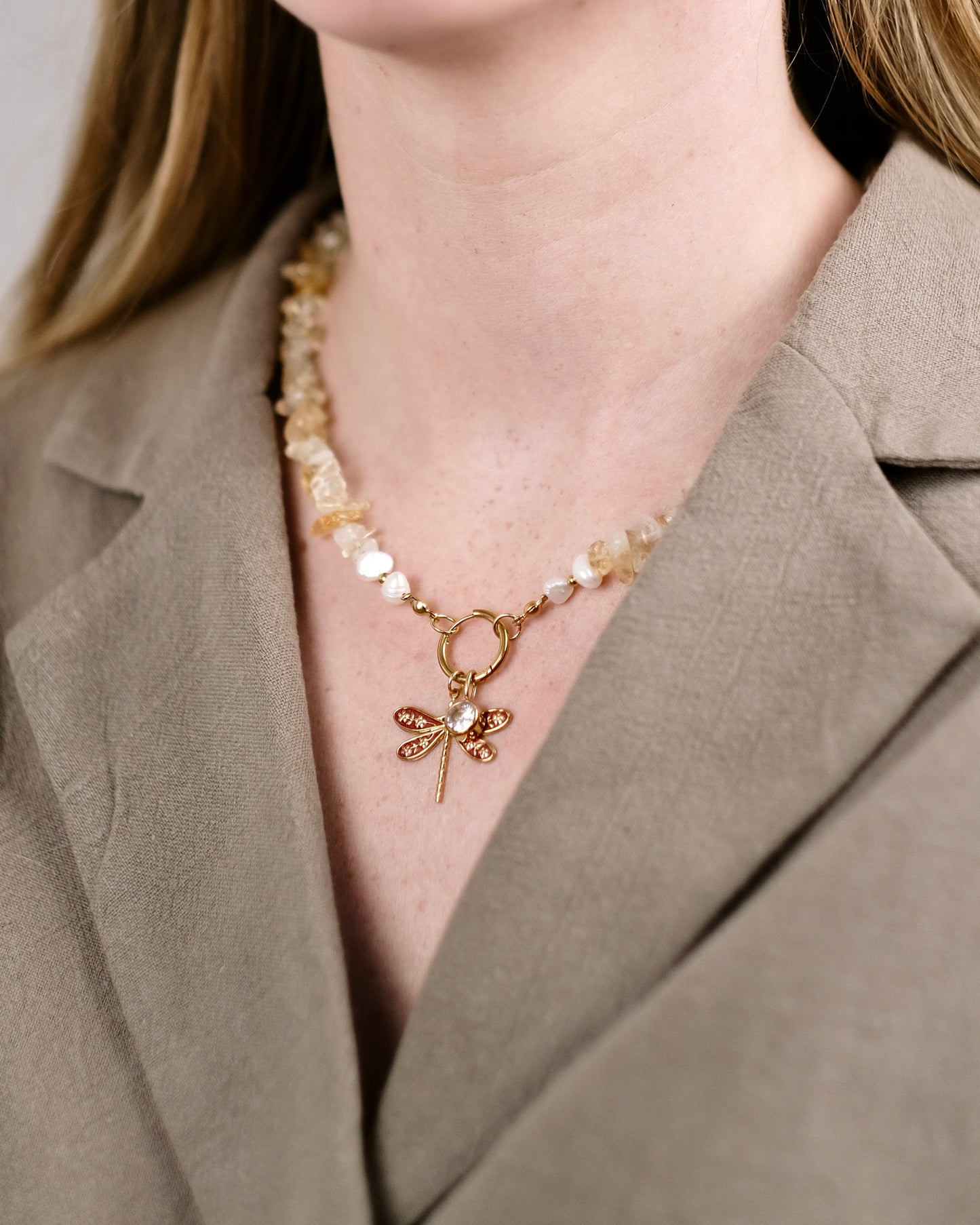 Edelsteen ketting - Citrien