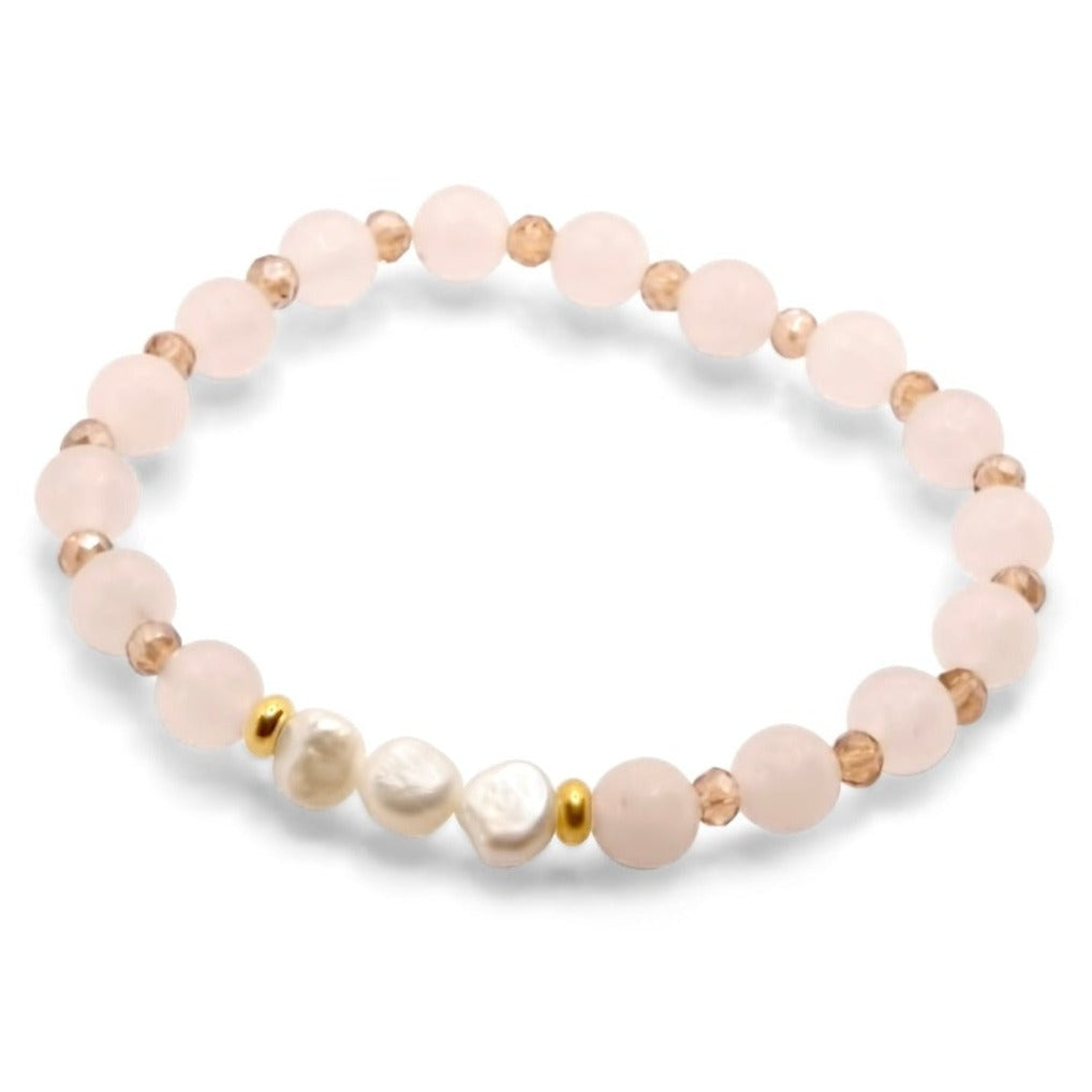 Edelsteen armbanden - Rozenkwarts