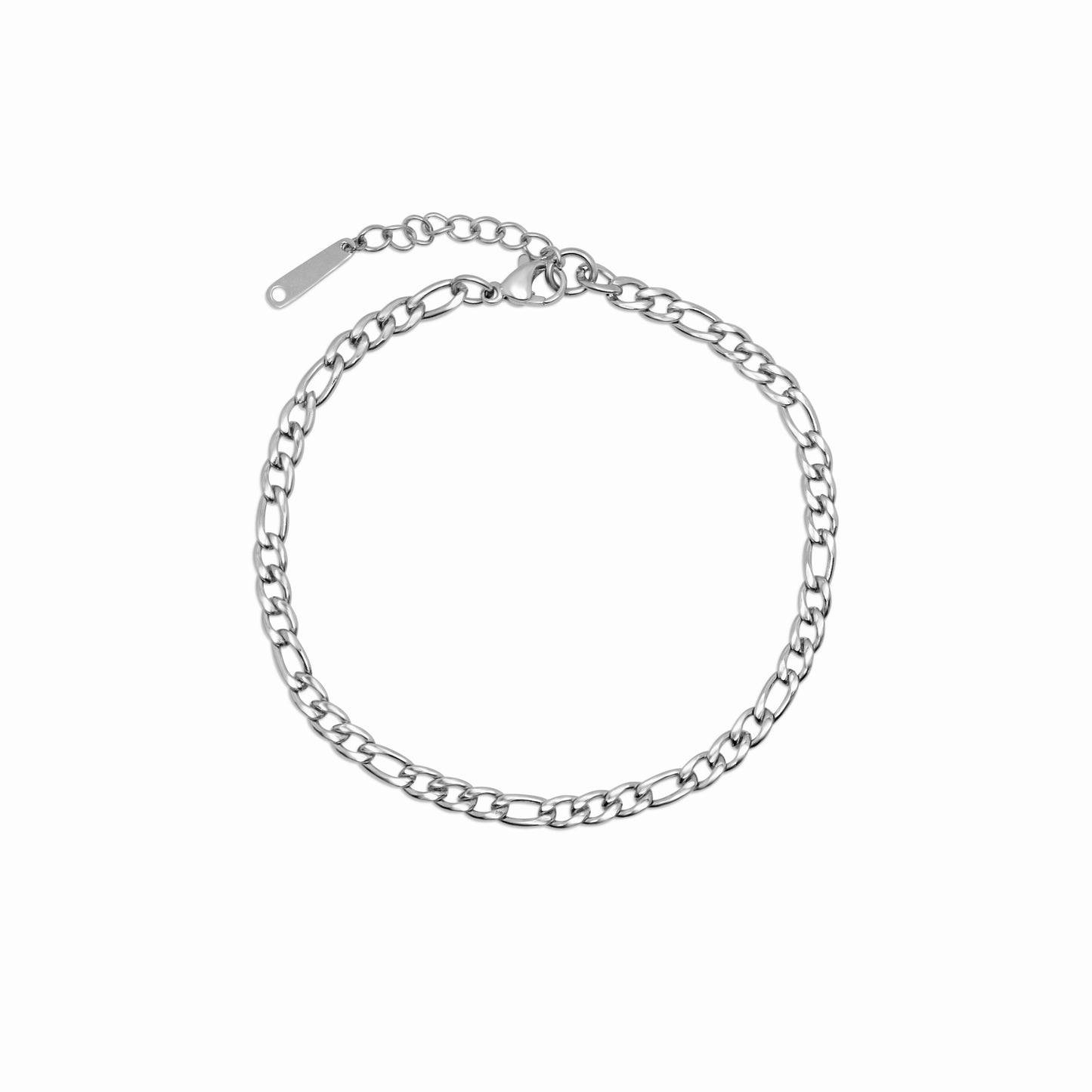 Geboortesteen bloem - Armband - Schakeltjes