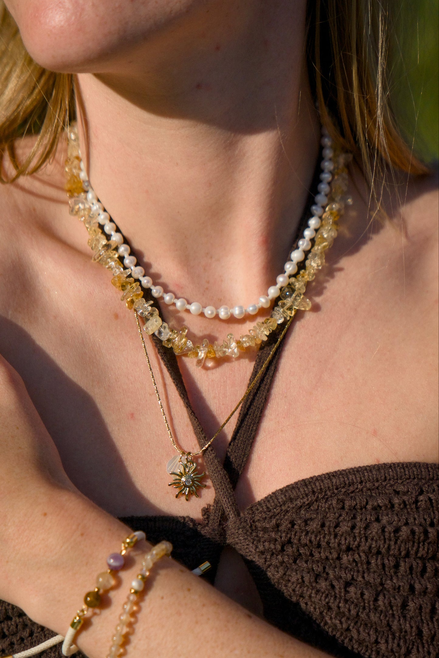Parel ketting - Zoetwaterparel
