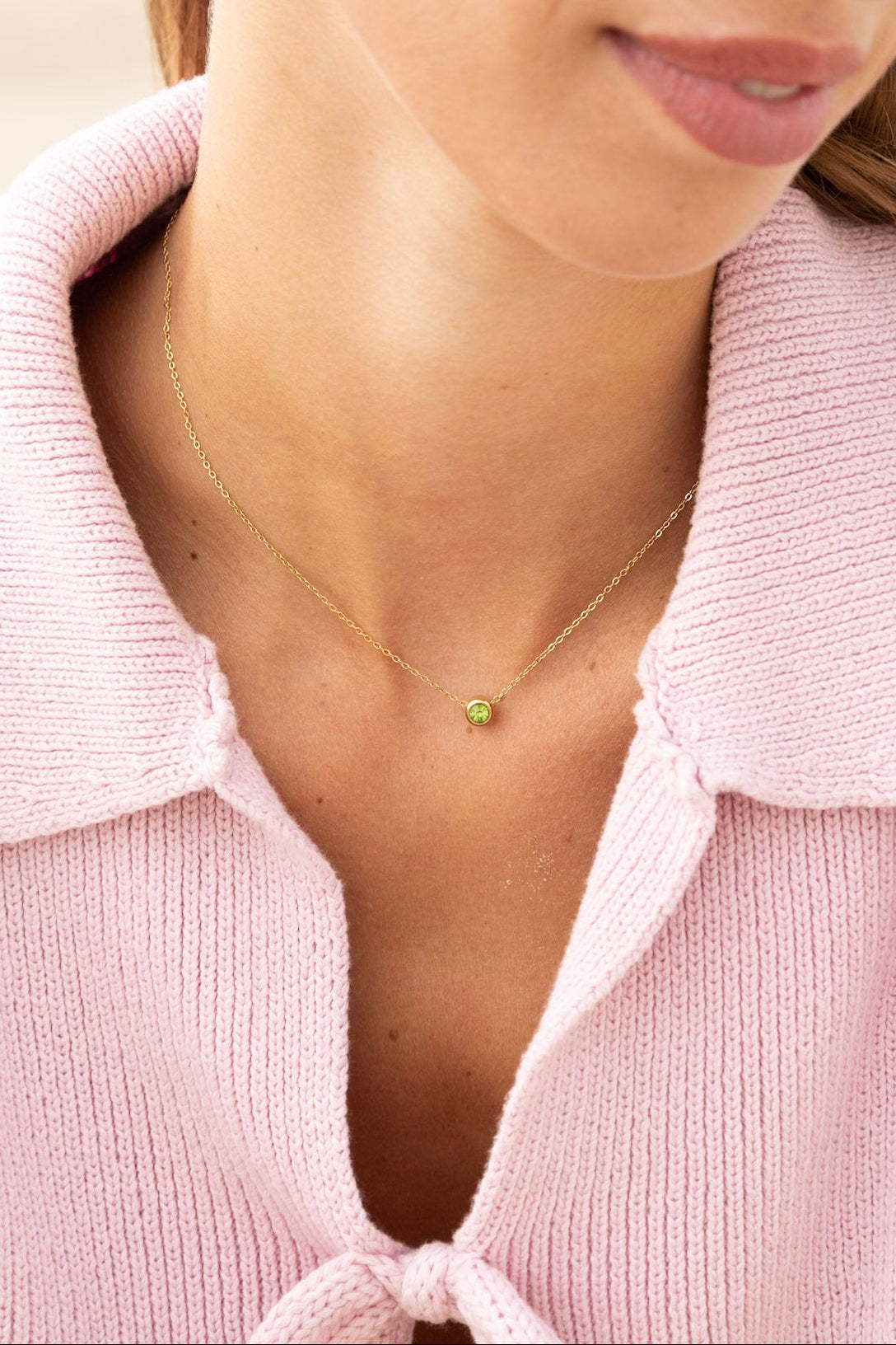 Kettingen - Geboortesteen Goud