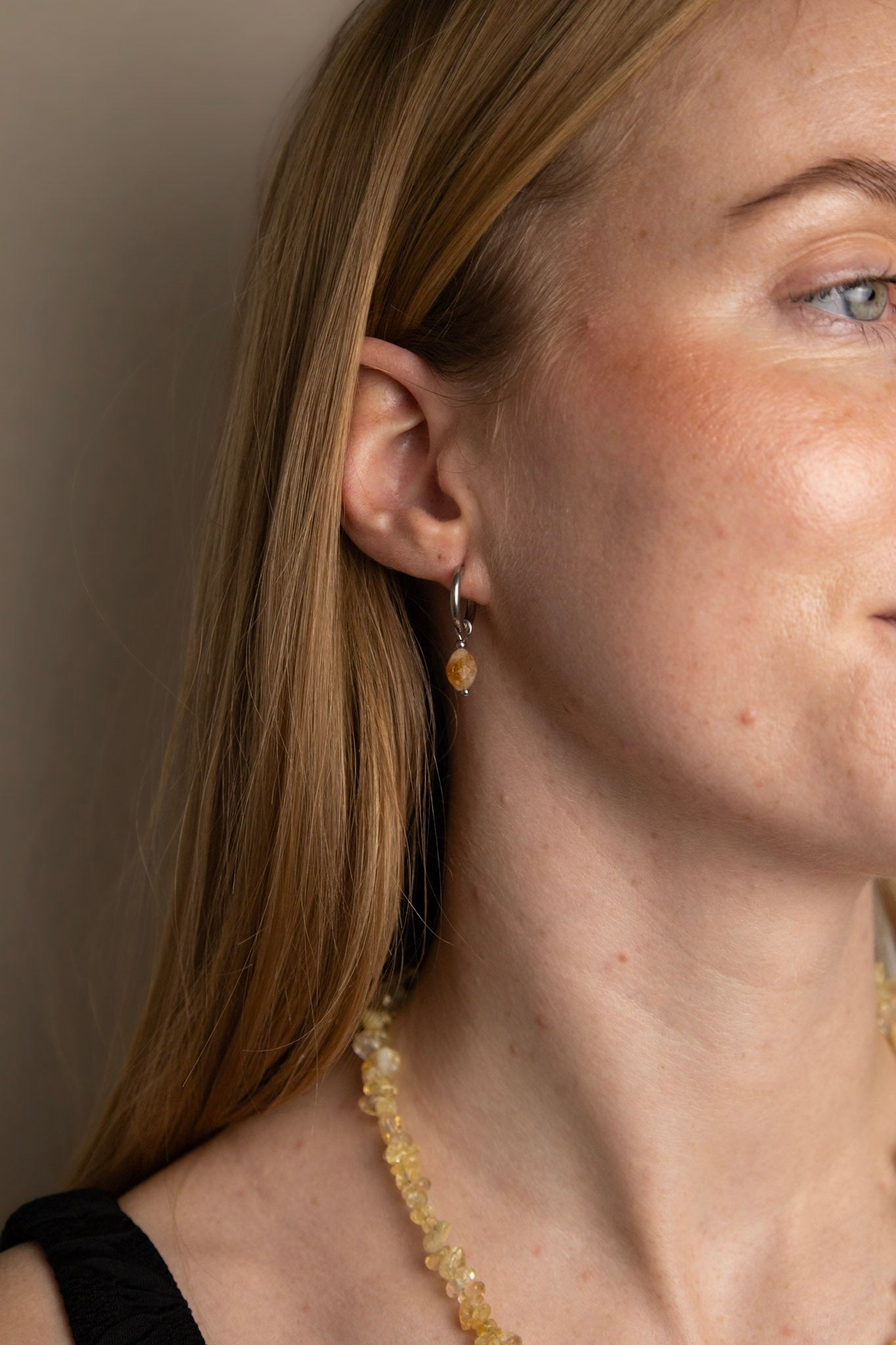 Edelsteen Oorbellen - Facet - Citrien - Levensvreugde