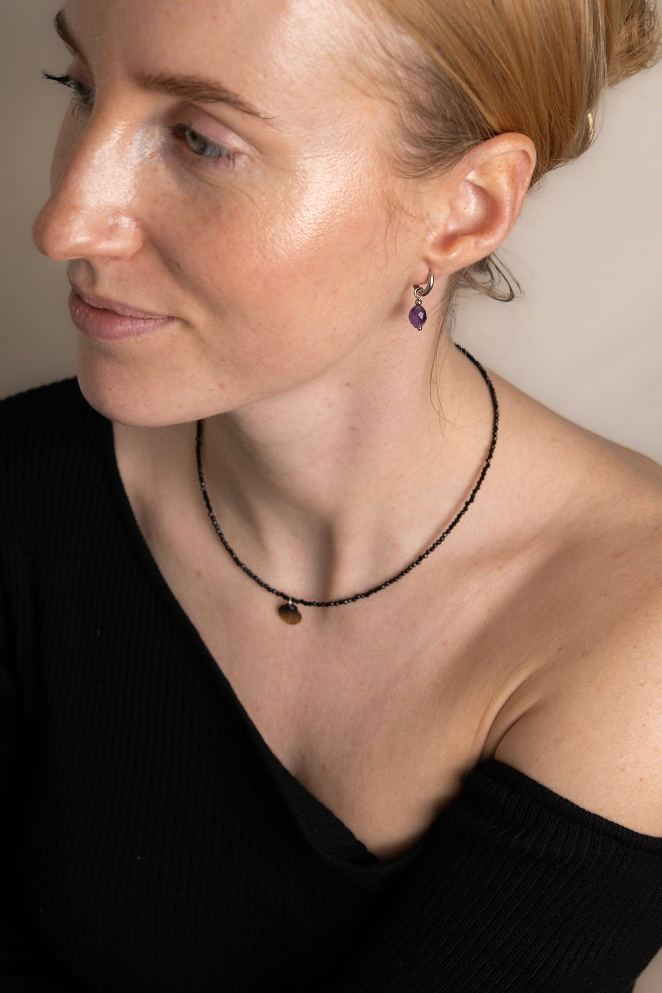 Edelsteen oorbellen - Facet - Amethist - Bescherming