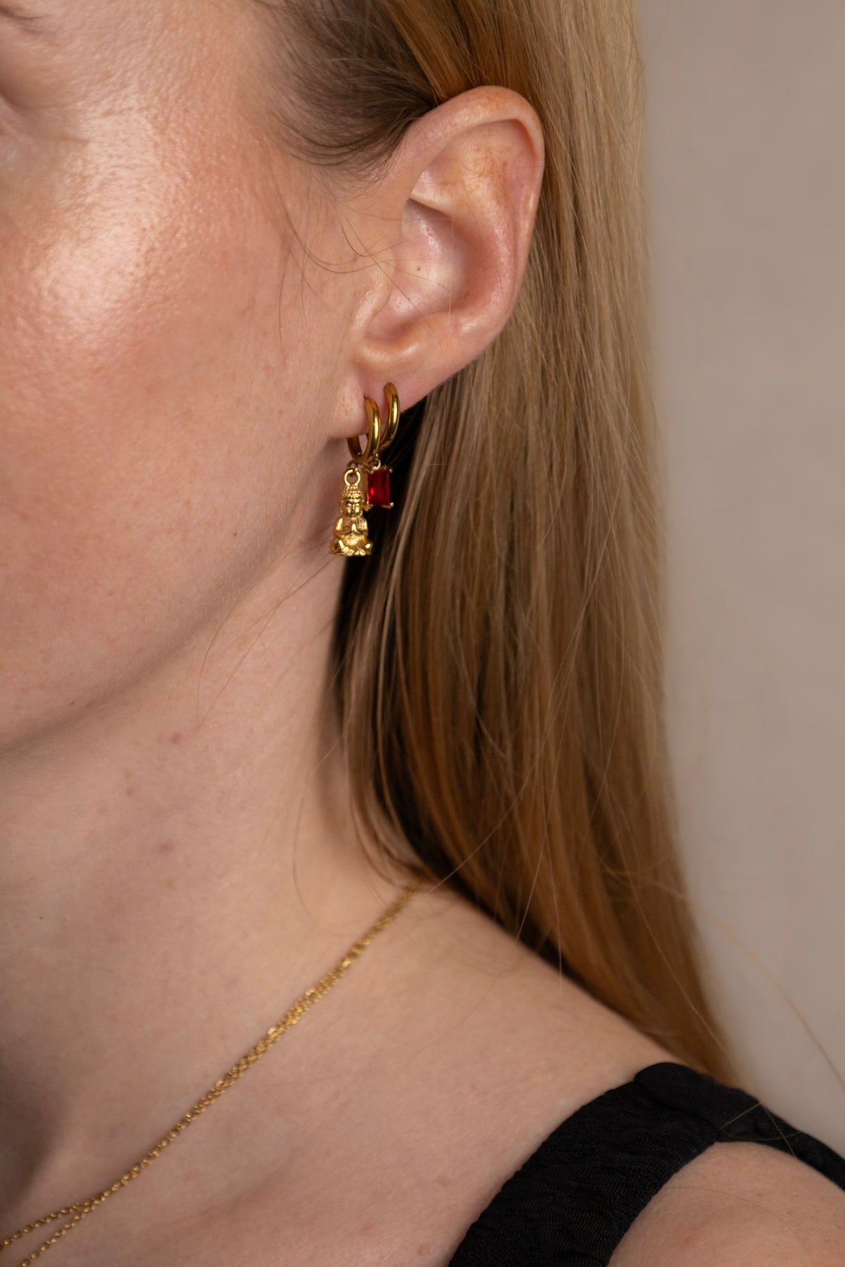 Symbolische Oorbellen – Buddha