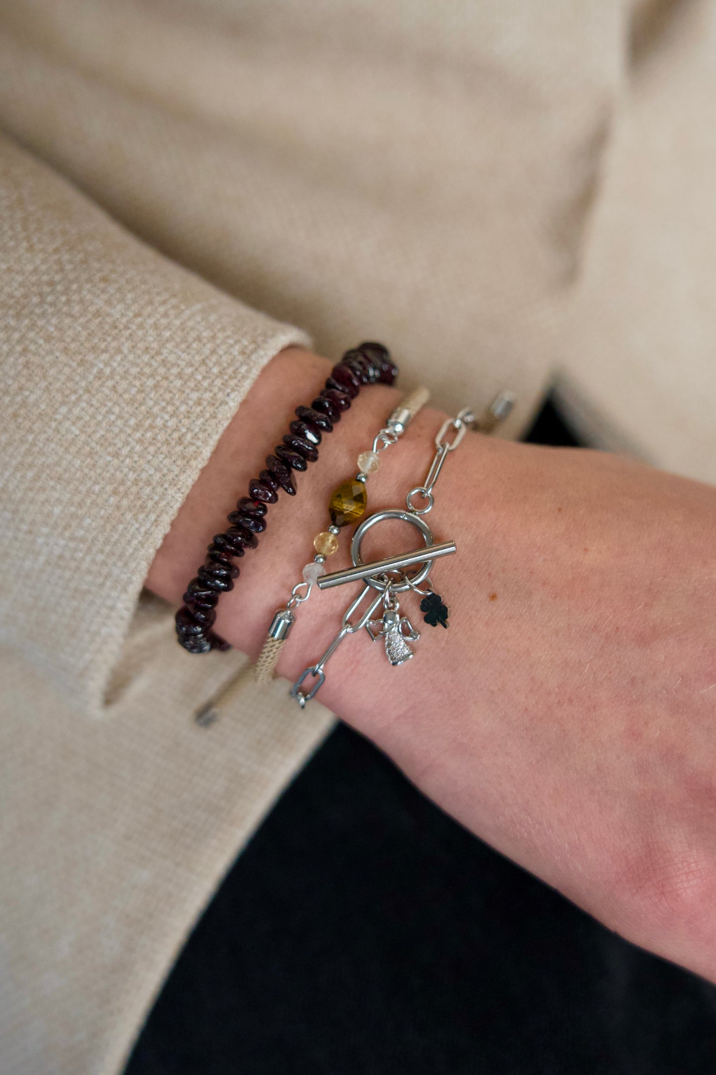 Bedel armband - Schakel midi
