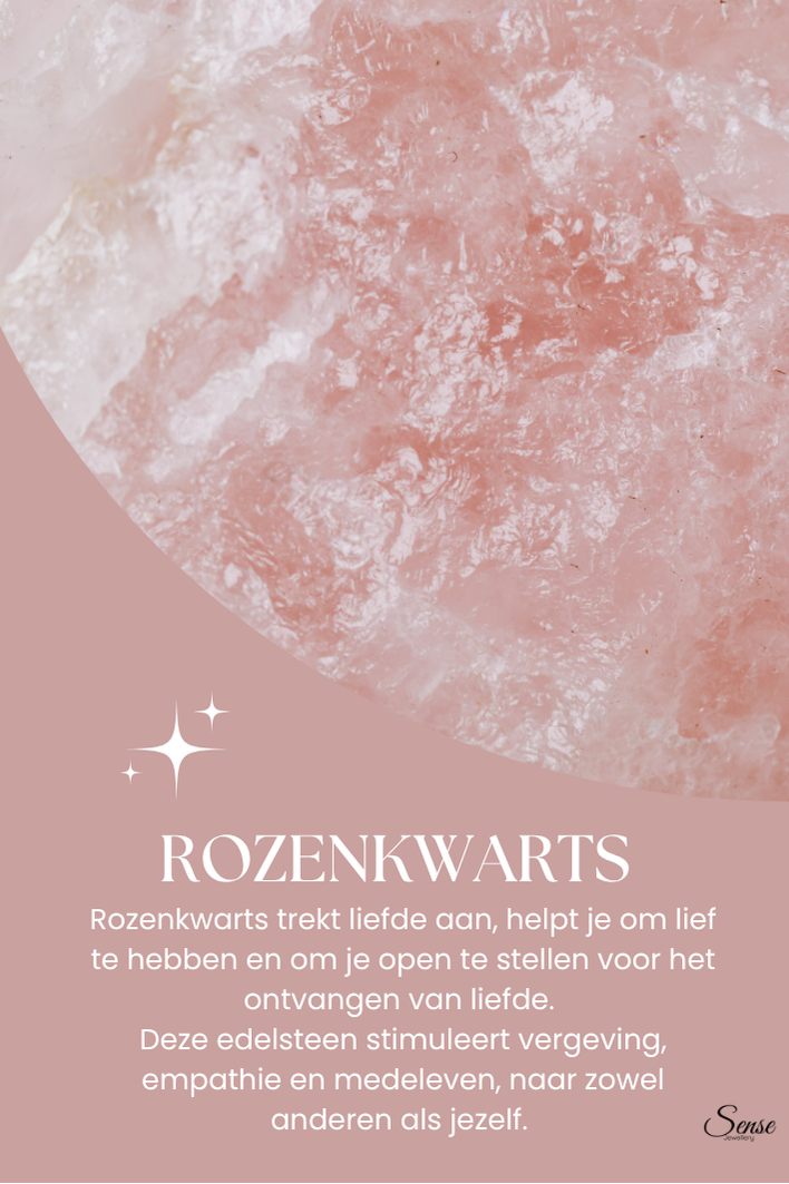 Edelsteen armbanden - Rozenkwarts