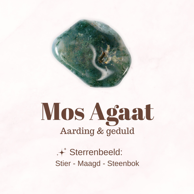 Edelsteen - Mos Agaat - Aarding