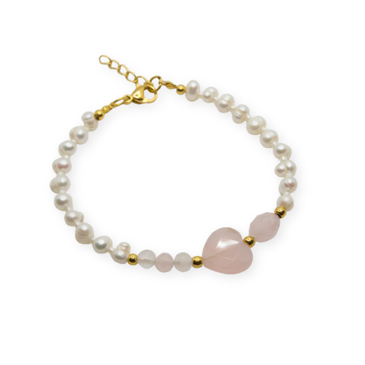 Pearl x Gem Collectie - Rozenkwarts