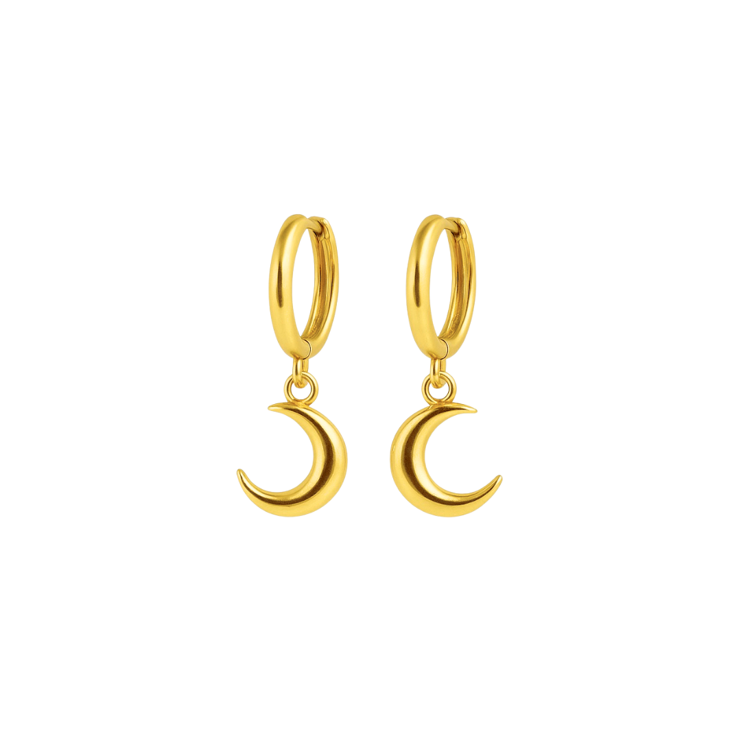 Symbolische Oorbellen – Maantjes