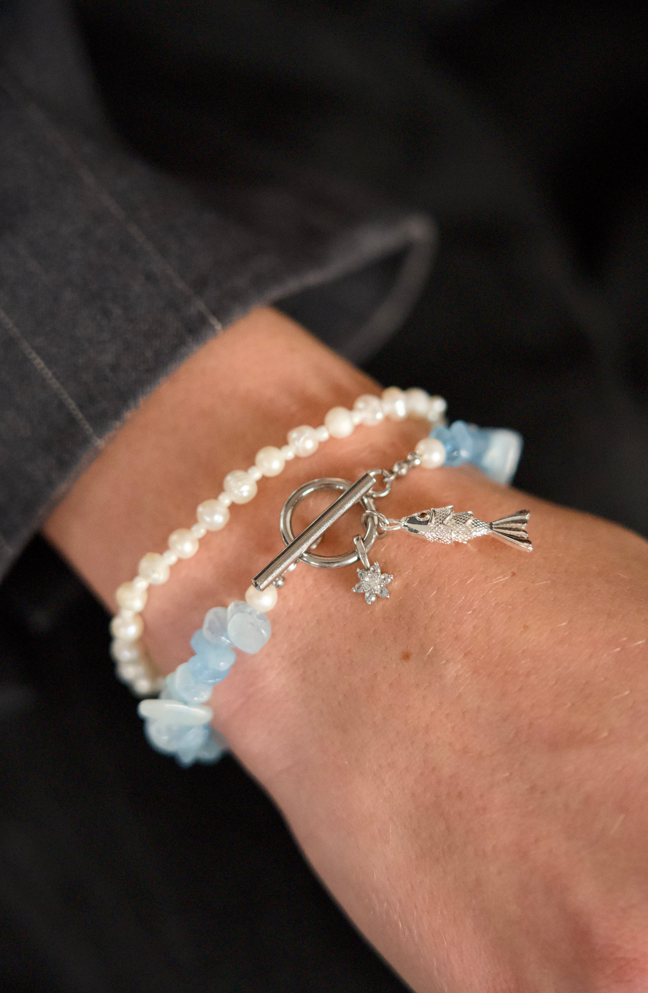 Edelsteen armband - Aquamarijn - Verhelderend