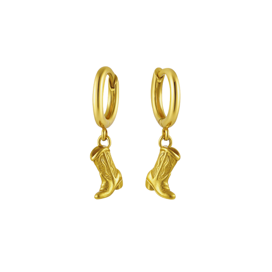 Symbolische Oorbellen – Cowboy laars