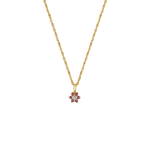 Geboorte-bloem - Ketting - Januari