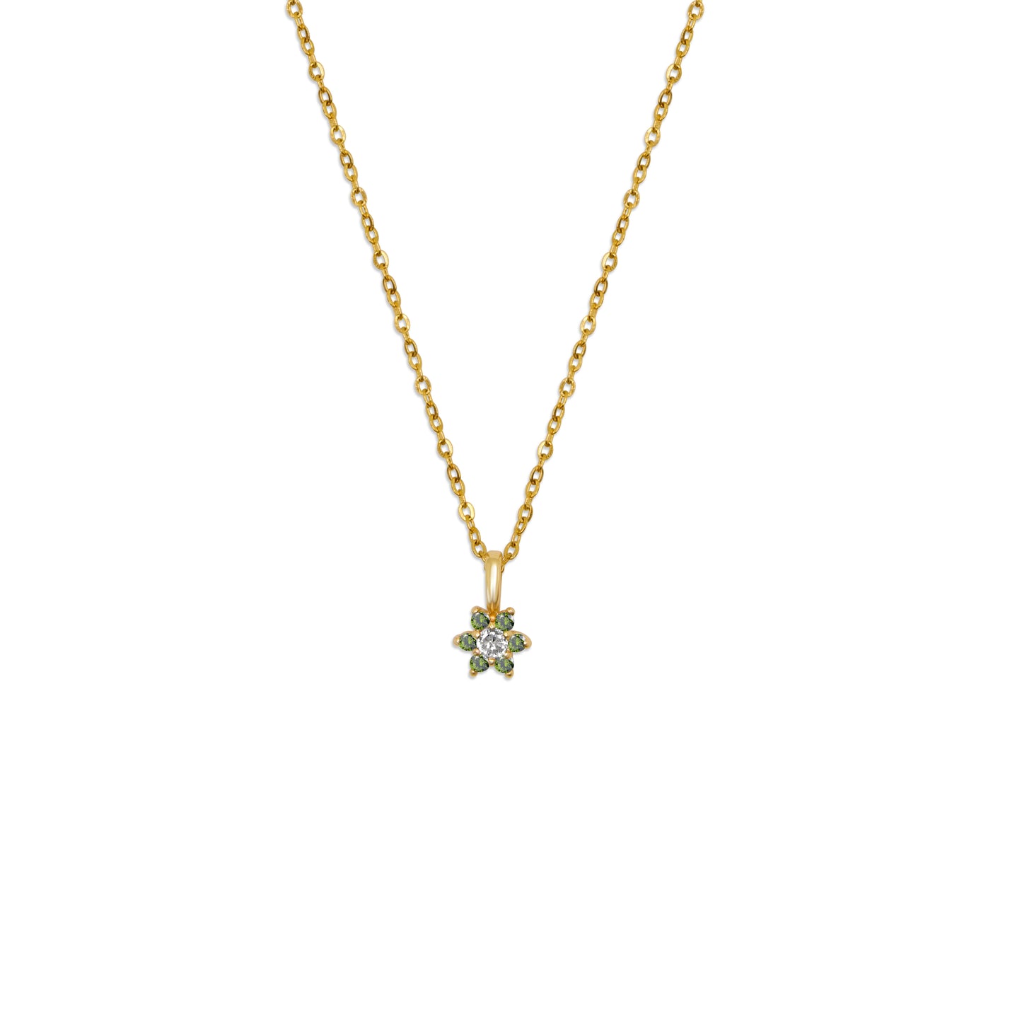 Geboorte-bloem - Ketting - Augustus