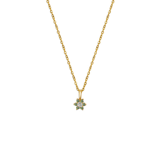 Geboorte-bloem - Ketting - Augustus