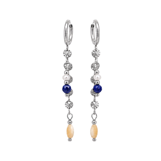 Sunshine oorbellen - Lapis Lazuli