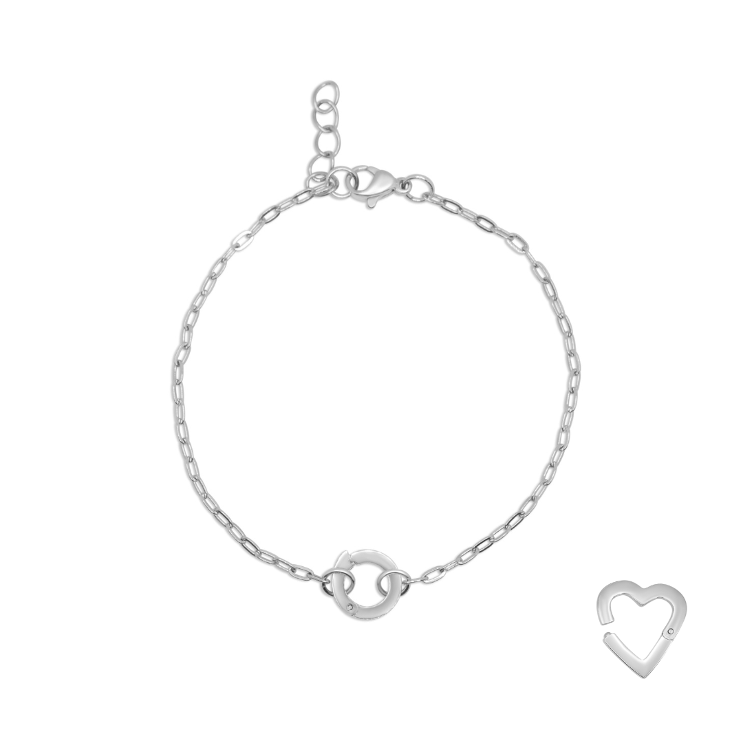 Geboortesteen bloem - Armband - Mini Ovaal
