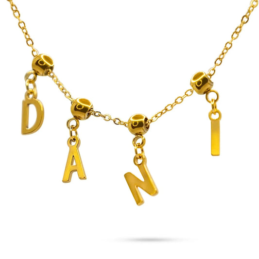 Initiaal ketting - Goud