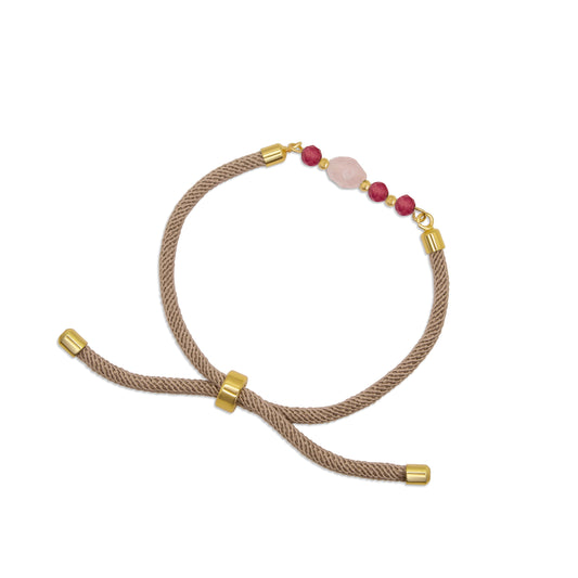Connected Gems - Rozenkwarts & Toermalijn