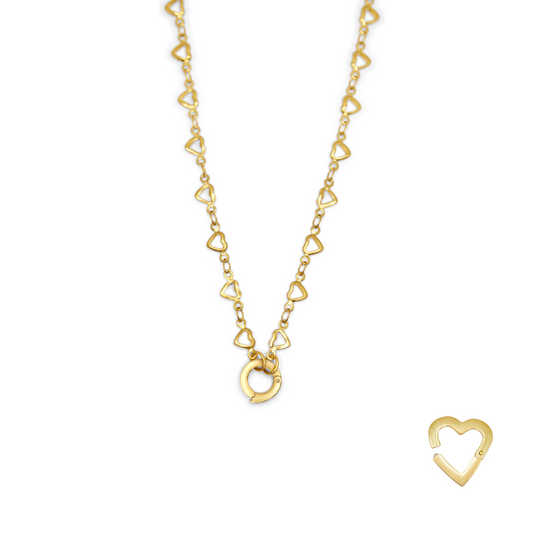 Bedel - ketting - Hartjes