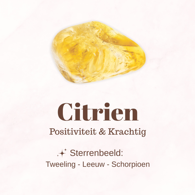 Edelsteen - Citrien - Levensvreugde