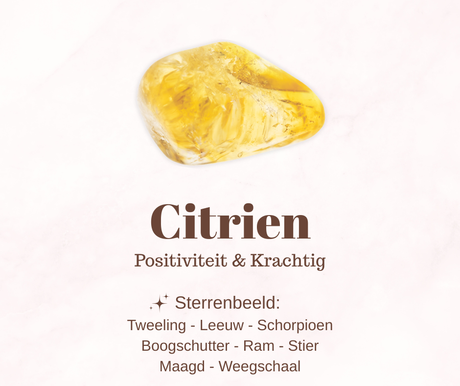 Edelsteen - Citrien - Levensvreugde