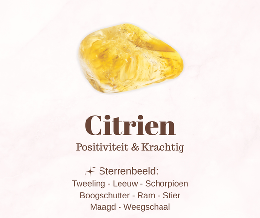 Edelsteen - Citrien - Levensvreugde