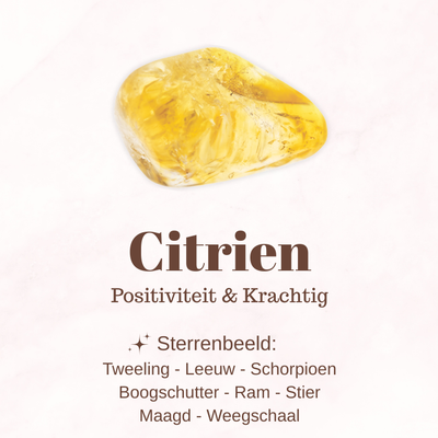 Edelsteen - Citrien - Levensvreugde