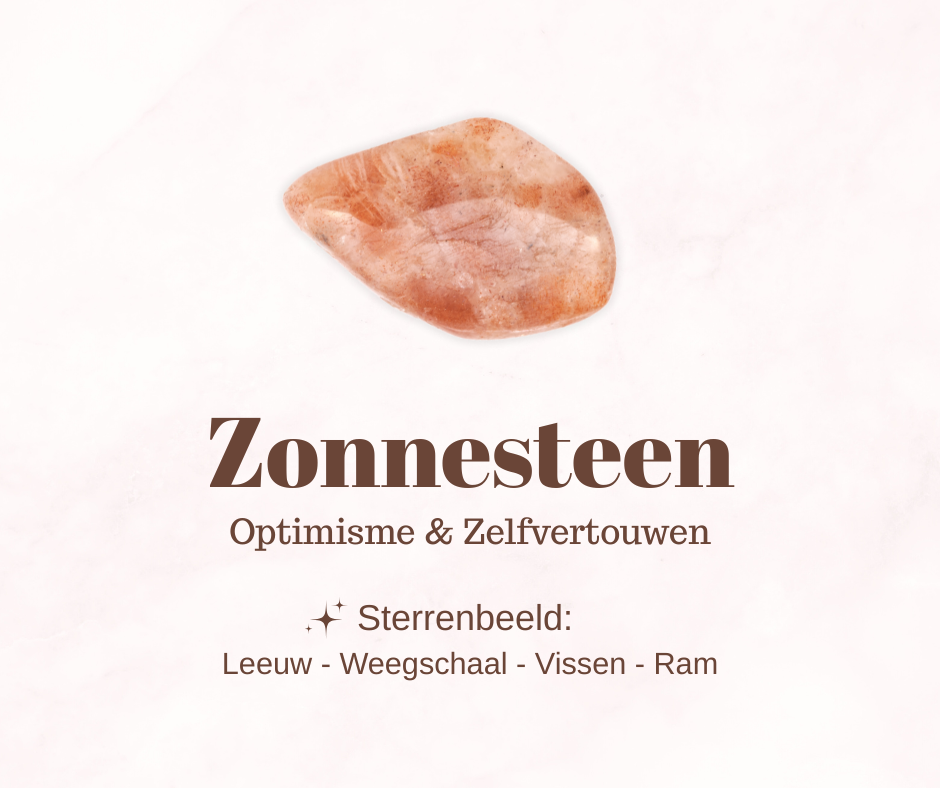 Edelsteen - Zonnesteen - Positieve energie