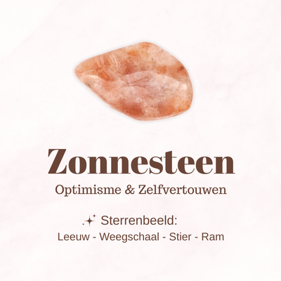 Edelsteen - Zonnesteen - Positieve energie