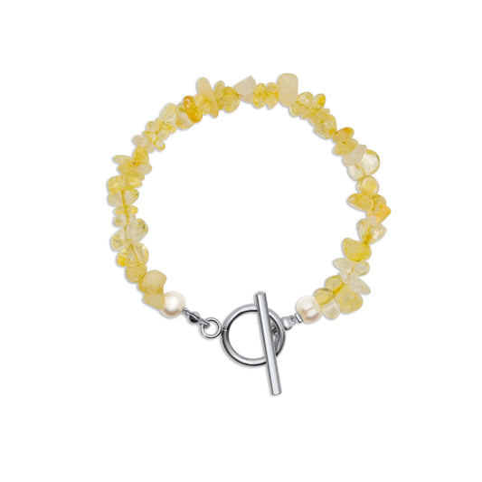 Edelsteen armband - Citrien
