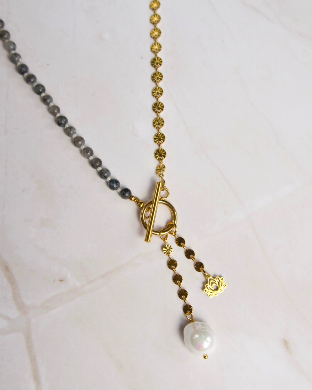 Balance in Style – 50/50 Ketting - Labradoriet