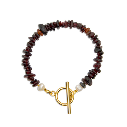 Edelsteen armband - Granaat