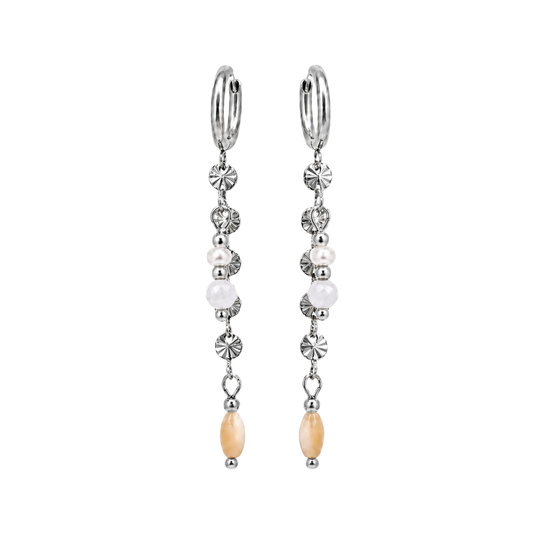 Sunshine oorbellen - Maansteen