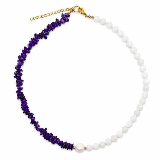 50/50 Ketting – Maansteen