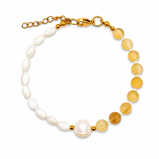 50/50 Armband – Citrien