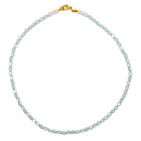 Schelp ketting - Turquoise