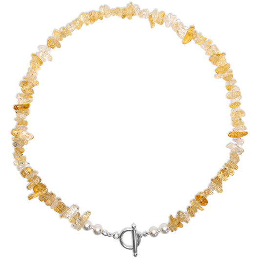 Edelsteen ketting - Citrien
