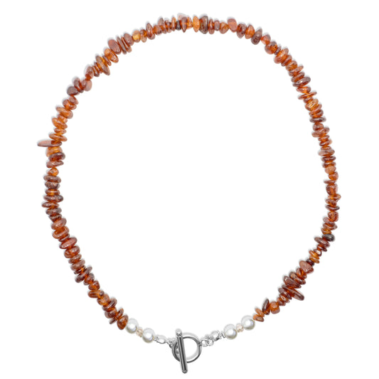 Edelsteen ketting - Rode Granaat